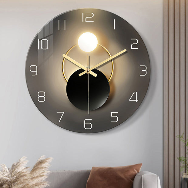 Tempered  ,Glass  ,Wall  ,Clock ,Decorative .