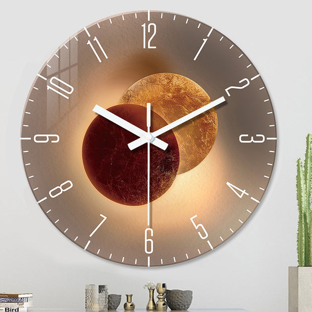 Tempered  ,Glass  ,Wall  ,Clock ,Decorative .