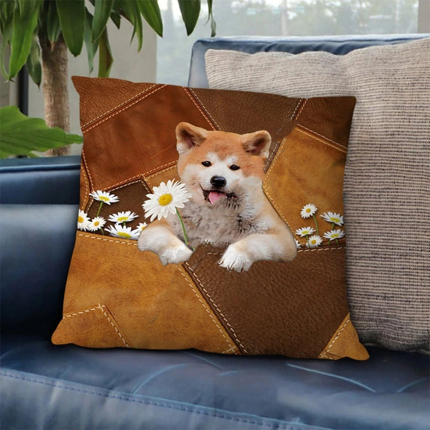 cartoon  ,adorable  ,dog  ,cute  ,Pillow .