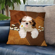 cartoon  ,adorable  ,dog  ,cute  ,Pillow .